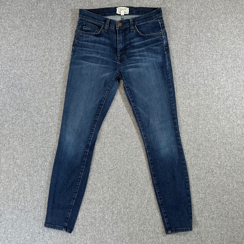 Current/Elliott Jeans Womens 27 The Highwaist Stiletto Wallace Blue Skinny